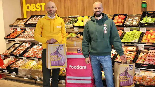 Billa и Foodora объединились: доставка продуктов в Вене до 22 часов за час